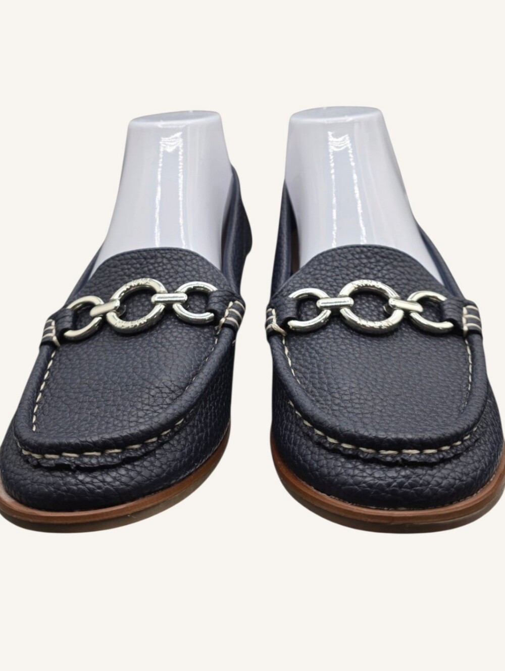 Anne Klein iFlex Navy Bit Driver Loafers Shoes Size 9M NWOB